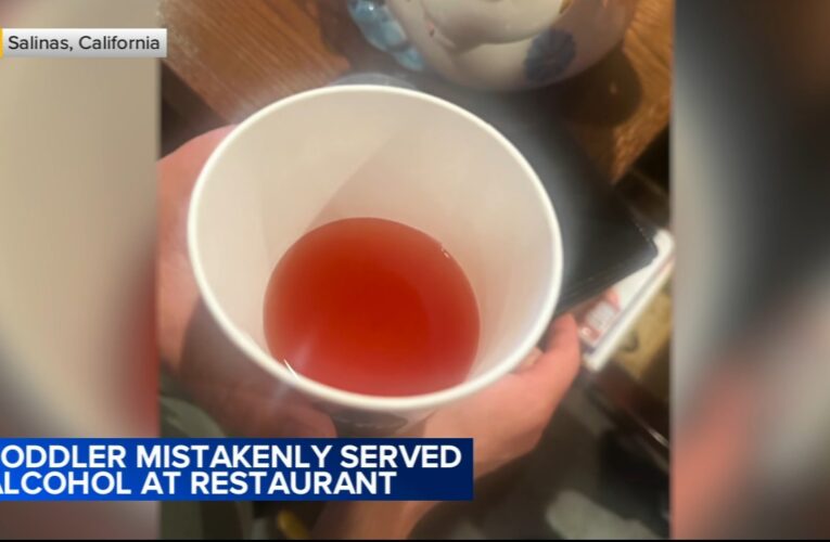 Toddler mistakenly served alcohol at California restaurant: ‘She was slurring her words’