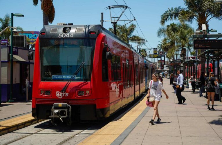 MTS ridership is up 10 percent this year, and nearing pre-pandemic levels