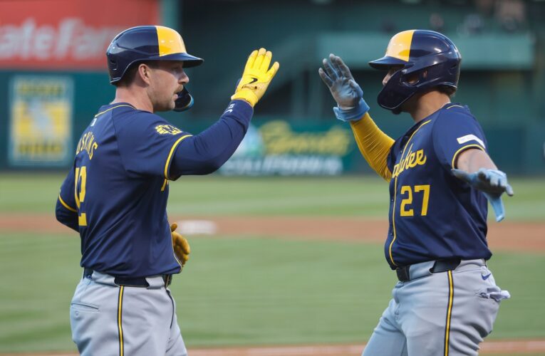 Oakland A’s starter struggles in blowout loss to Milwaukee Brewers