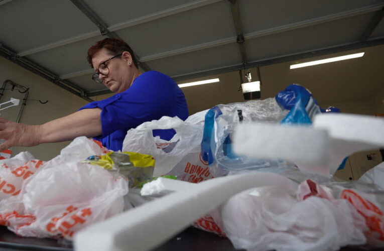 Houston’s plastic waste piles up waiting for “advanced” recycling