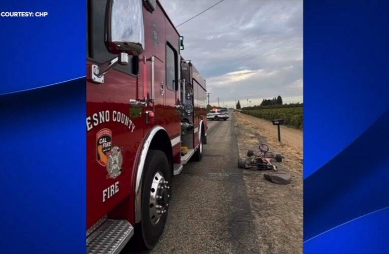 Man driving Go-Kart killed in hit and run crash in Fresno County