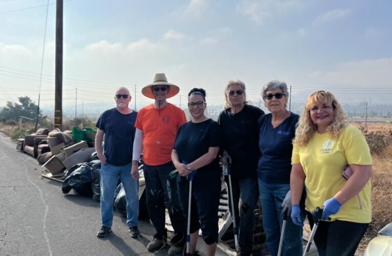 Lions Club Joins Councilmember Dr. G in Cleanup Effort to Tackle Illegal Dumping in South Colton