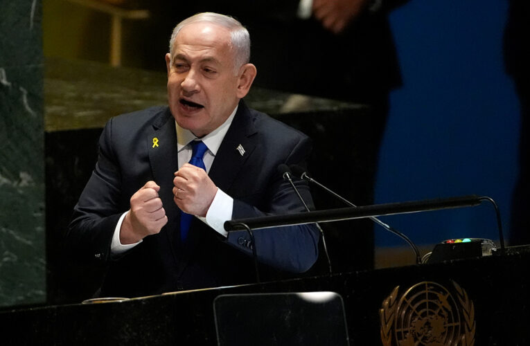 Israel’s Netanyahu, at UN, says he came to refute lies he heard there this week from other leaders