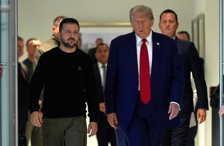 Trump and Zelenskyy meet in New York amid rising questions about US support for Ukraine