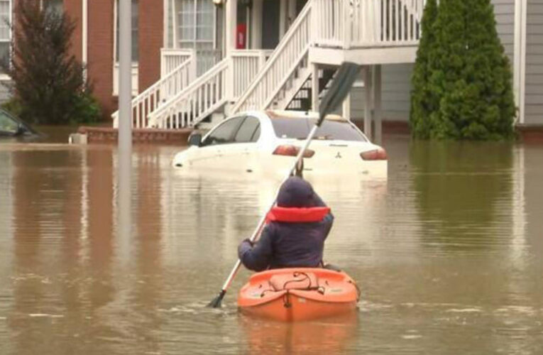 Remnants of Hurricane Helene move over Appalachia