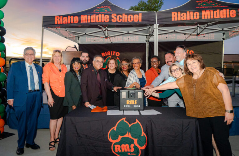 Rialto Middle School Celebrates 100 Years of Integrity and Determination