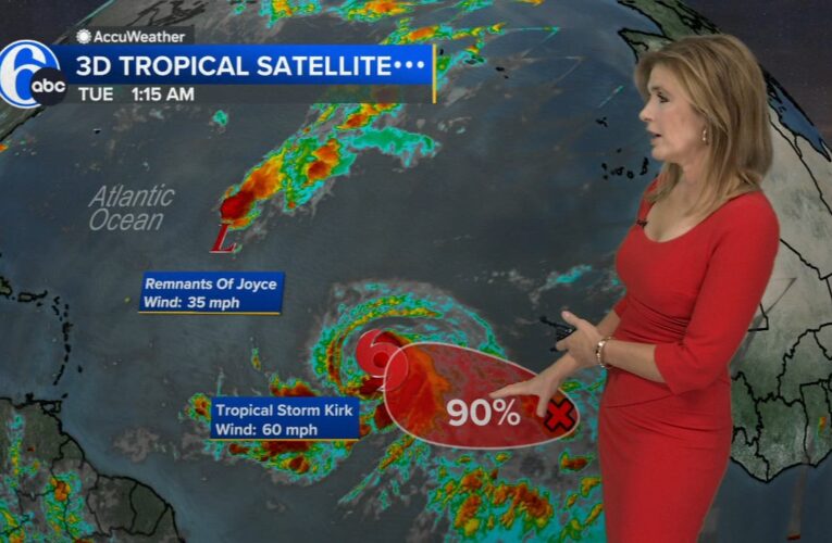 Hurricane Kirk forms in eastern Atlantic, could strengthen into a major storm