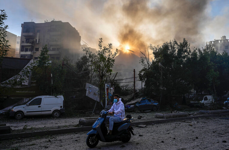 Rare Israeli strike in central Beirut kills 7 as troops battle Hezbollah in southern Lebanon