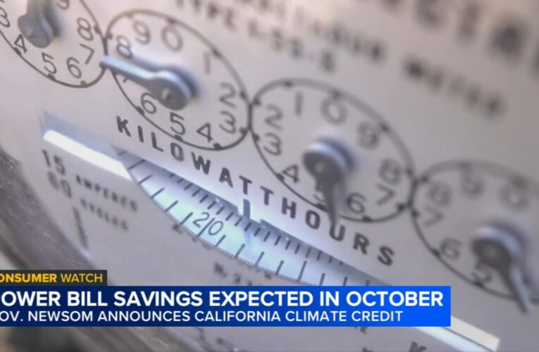 California announces power bill credit