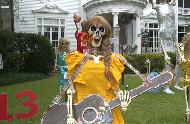 Halloween 2024: Taylor Swift-themed skeleton house pays homage to ‘scEras’ tour