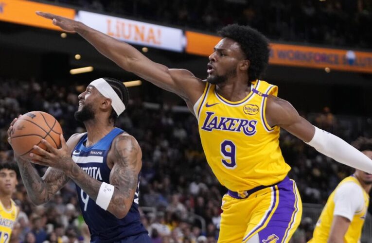 Lakers fall in preseason opener to the Timberwolves