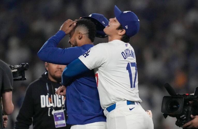 Ohtani homers in playoff debut and the Dodgers rally to beat the Padres 7-5 in NLDS opener