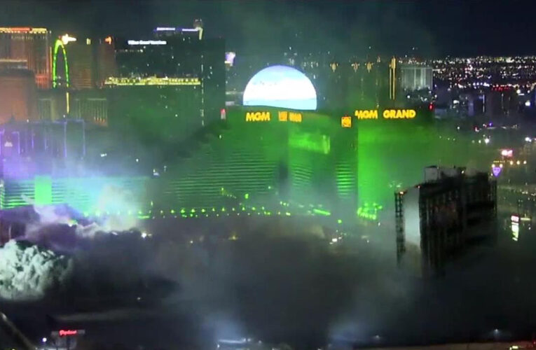 Las Vegas says goodbye to the Tropicana with flashy implosion