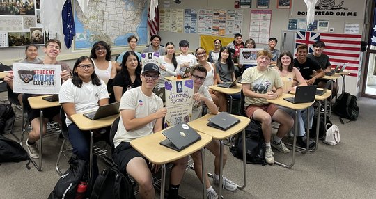 Pitman students participate in fourth-ever mock election. See how they voted