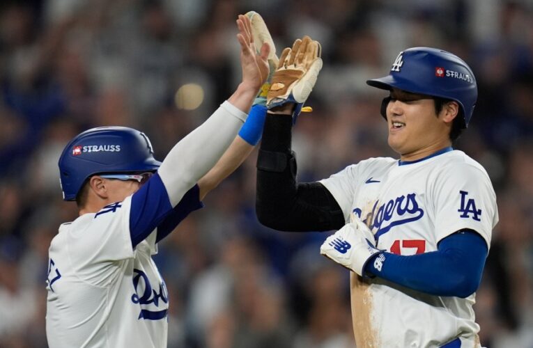 Shohei Ohtani stolen base streak ends at 36 in NLCS, caught for first time since July 22