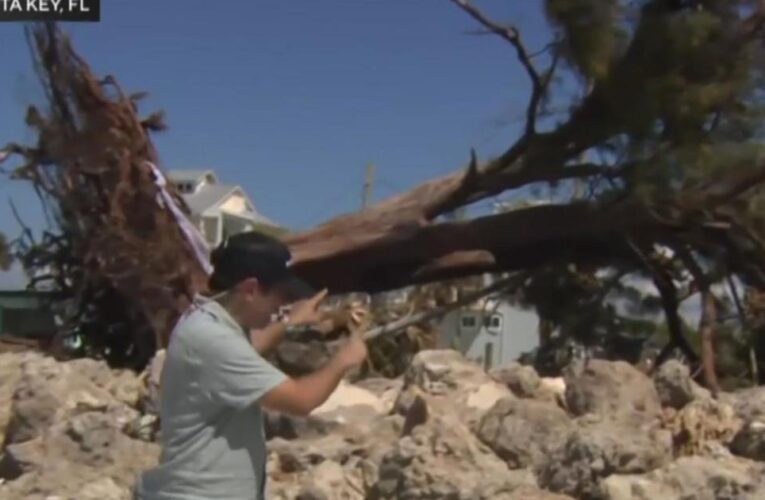 Hurricane Milton pushed giant debris into homes, roads