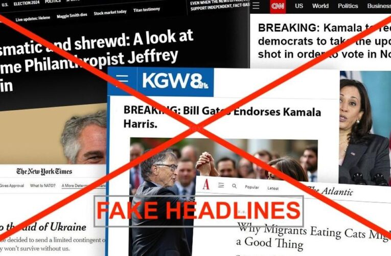 Fake news headlines are going viral. Here’s what to know.