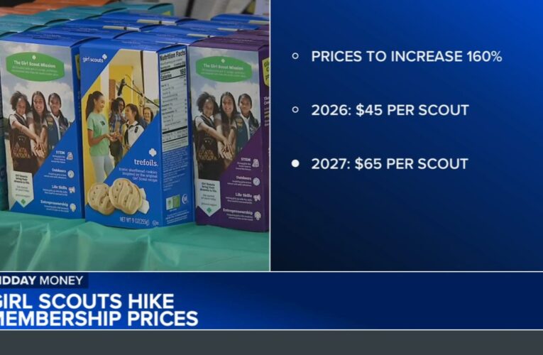 Girl Scout membership fees could soon triple in price