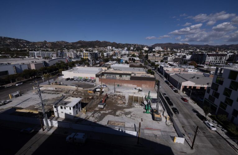 After a century, concrete plant that helped build L.A. makes way for a deluxe tower