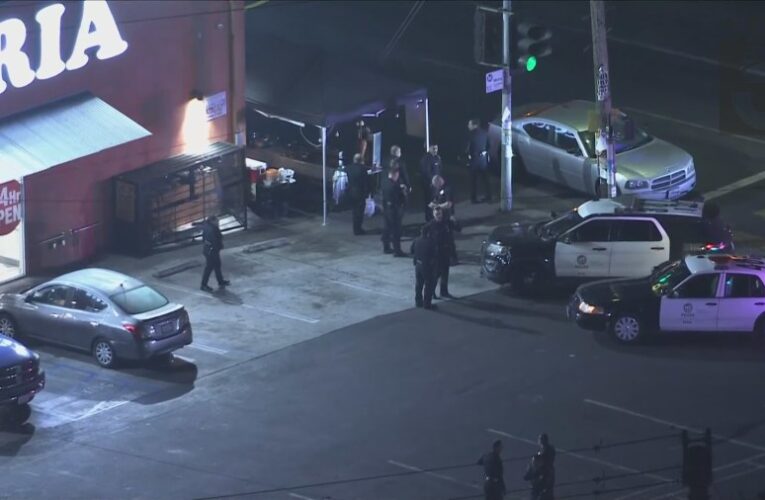 Suspect in custody after LAPD officers shot during robbery in South Los Angeles