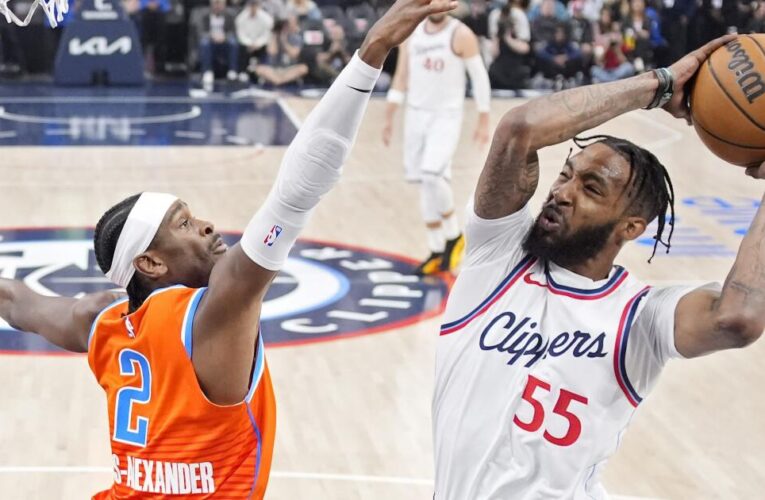 Clippers fade in second half against Thunder to remain winless at Intuit Dome