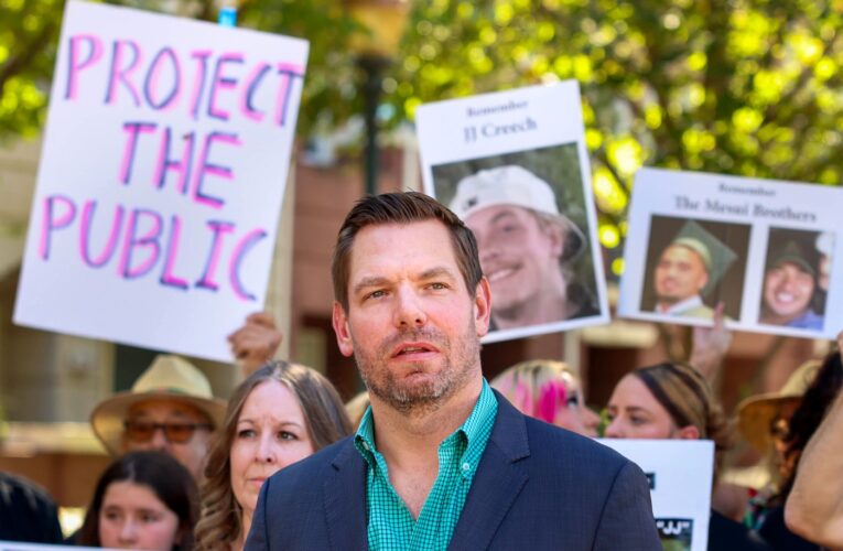 Rep. Eric Swalwell files claim against Pamela Price after ‘defamatory statements’