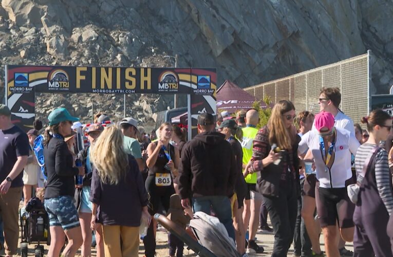 Local athletes bike, swim, kayak, and run in Morro Bay during annual Triathlon