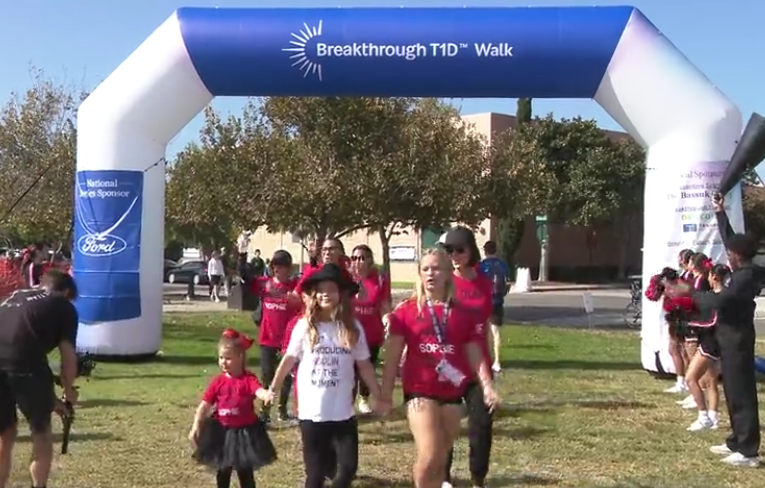 Fighting for a cure: Thousands of people walk to raise awareness and money for type 1 diabetes research 