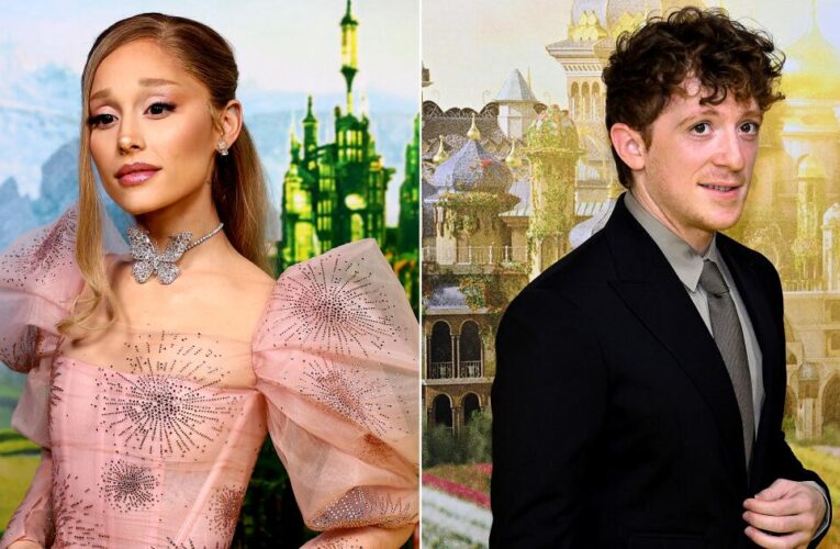 Ariana Grande celebrates romance with co-star Ethan Slater as ‘Wicked’ premieres Down Under