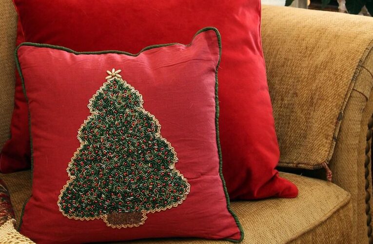 Festive throw pillow covers for a merry holiday look