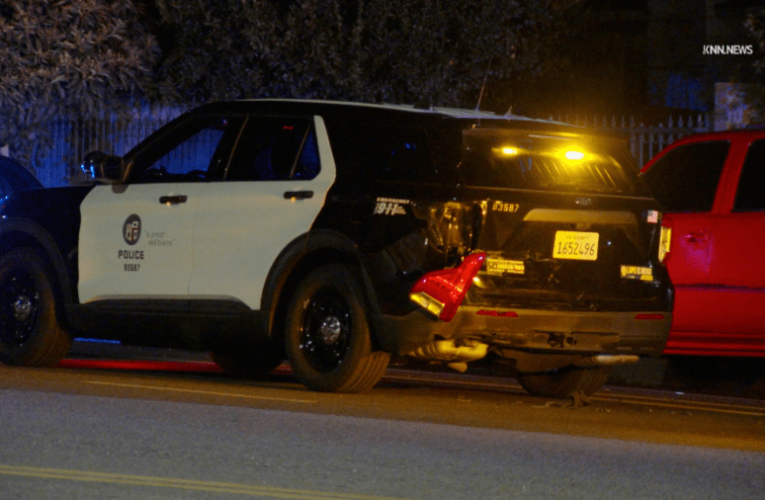 DUI suspect smashes into back of Los Angeles police SUV: LAPD