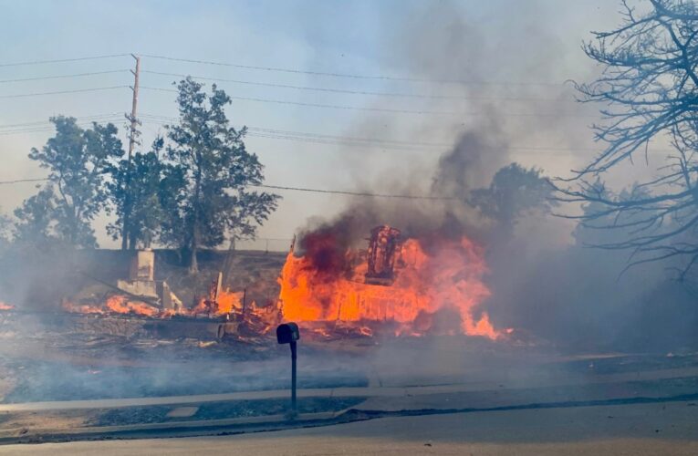 Mountain fire in Ventura County grows to 10,400 acres, causing injuries and evacuations