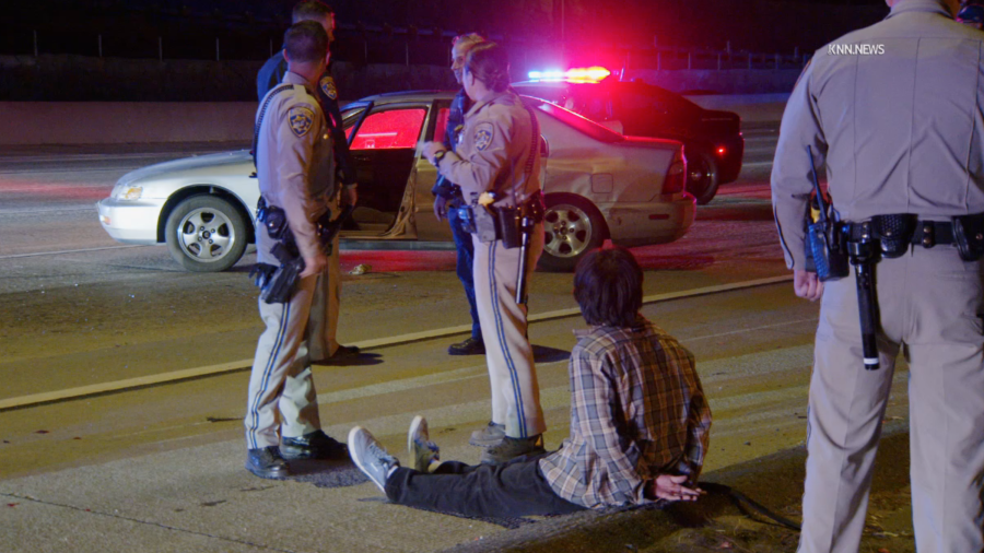 chp-officers-hit-center-divider-trying-to-stop-wrong-way-dui-suspect-in-la.-county