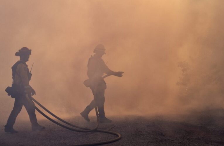 Mountain Fire pushes north after burning more than 100 homes