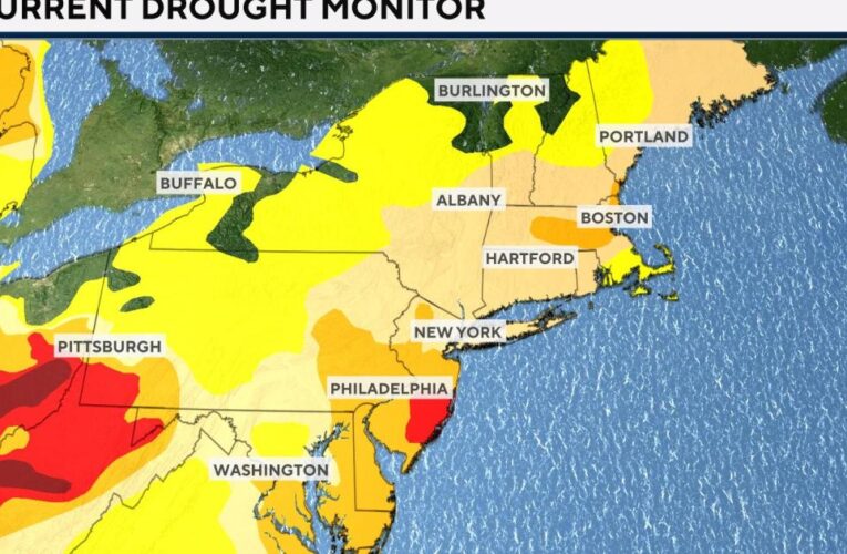 Maps show drought and fire conditions in Northeast states