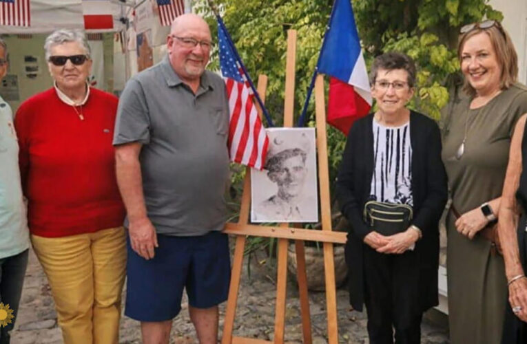 A French village honors a U.S. soldier killed in WWII