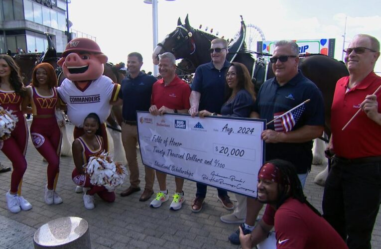 How the Budweiser Clydesdales support veterans