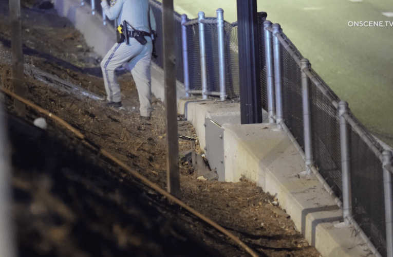 Decomposing body found in hole alongside 101 Freeway in Los Angeles 