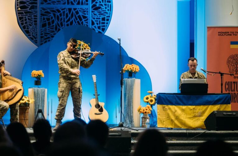 Ukrainian soldier-musicians bring a message of resistance to L.A.