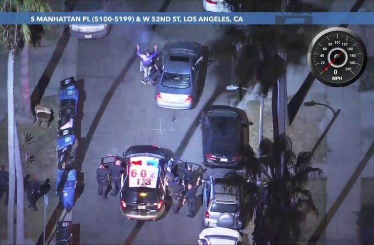 Alleged shooting suspects in Southern California arrested after dangerous pursuit