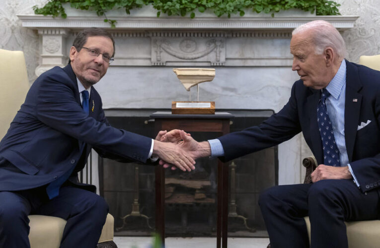 Biden meets with Israel’s Herzog on Middle East conflict, humanitarian aid to Gaza