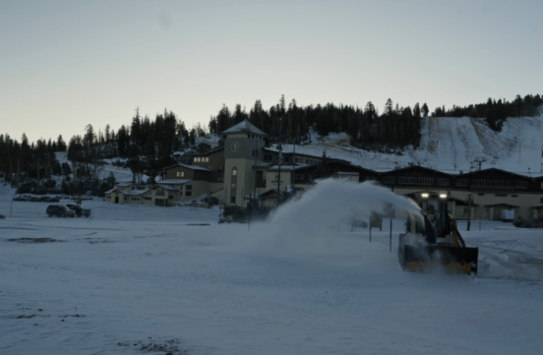 Mammoth gets 5 inches of fresh snow days before ski season opens