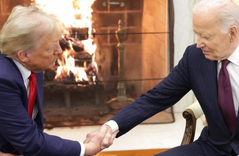 How Trump and Biden’s meeting started at the White House