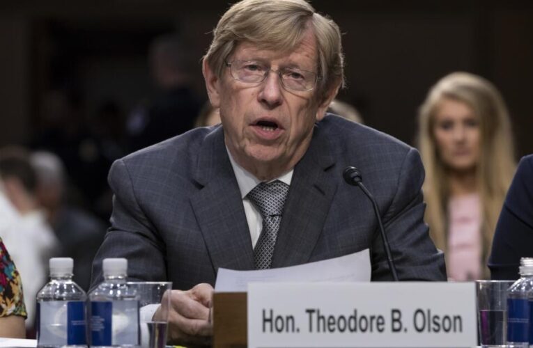 Theodore B. Olson, conservative attorney who helped win gay marriage in California, dies at 84