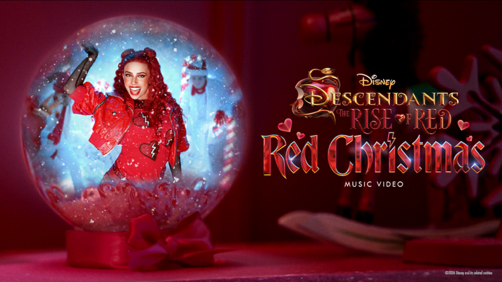 kylie-cantrall-is-back-as-red-in-‘descendants’-inspired-music-video,-‘red-christmas’