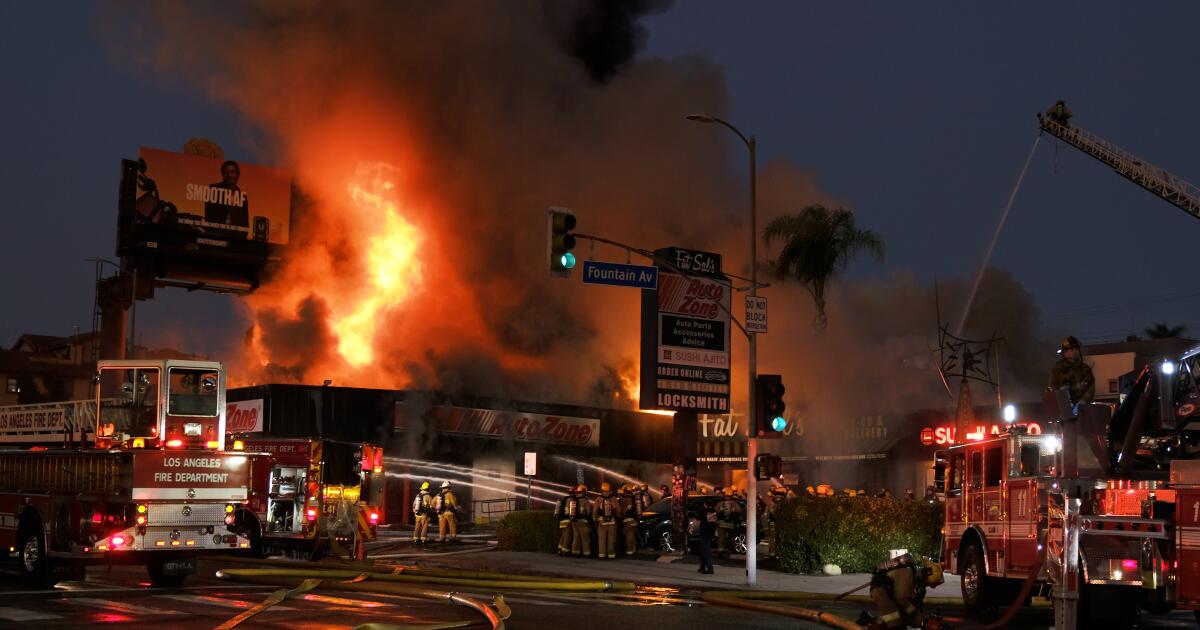 fire-rips-through-hollywood-auto-parts-store