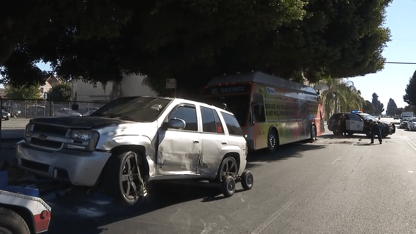 several-injured,-2-hospitalized-after-la.-bus-collides-with-other-vehicles