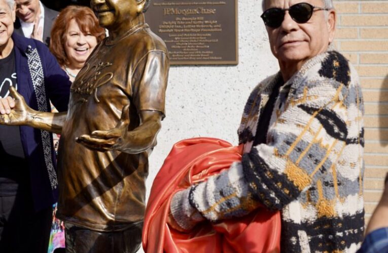 Cheech Marin Unveils Bronze Statue at The Cheech, Jokes His Friends Were ‘Flabbergasted’ Over the Honor