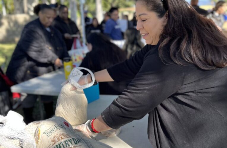 Professional Boxer Finds Purpose After Early Retirement by Donating 1,000 Turkeys to Families in Rialto