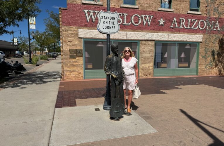 Wish You Were Here: Standing on a corner in Winslow, Arizona